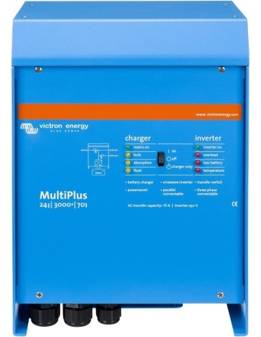 Inversor Victron MultiPlus 24/3000/70-16 de 24V y 2500W continuos con cargador de 70A