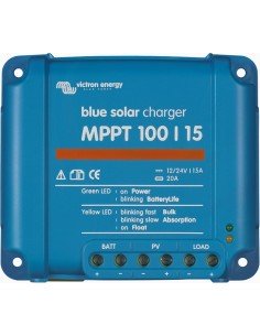 Regulador solar MPPT de 12-24V y 15A Victron BlueSolar MPPT 100/15