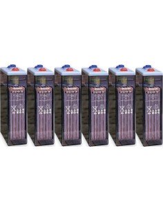 Batería estacionaria Exide Classic 2500Ah, C120, 6 vasos x 2V