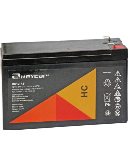 Batería HEYCAR HC12-7.5 12V 7.5Ah