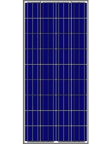 Panel solar fotovoltaico 150Wp policristalino de 36 células, Amerisolar AS-6P18