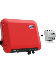 Kit autoconsumo de 2500W sin inyección a red y monitorización, con SMA Sunny Boy 2.5 y Energy Meter