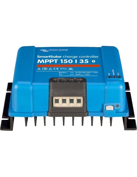 Regulador solar MPPT de 35A Victron SmartSolar MPPT 150/35 y 12-24-36-48V