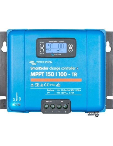 Regulador solar MPPT Victron SmartSolar MPPT 150/60-Tr de 60A y 12-24-36-48V