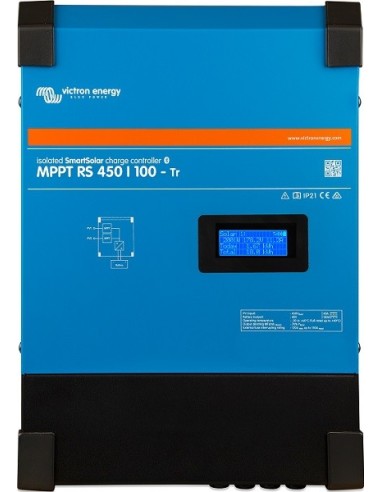 Regulador MPPT de 100A Victron SmartSolar MPPT RS 450/100 aislado con 450V de campo fotovoltaico
