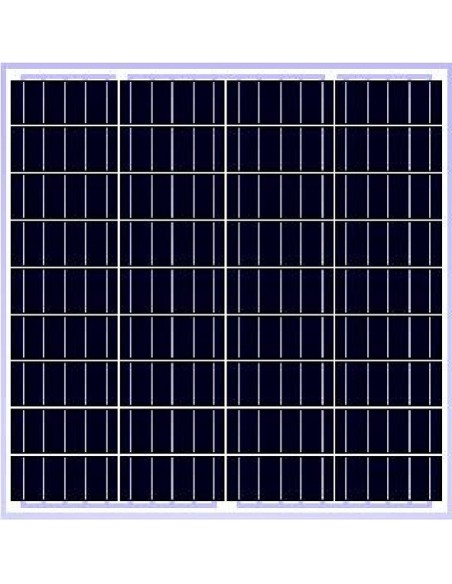 Panel solar fotovoltaico 50Wp policristalino modelo SCL-50P