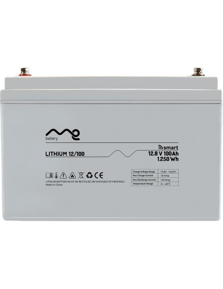 Batería de Litio ME 12V 100Ah y 1,25kWh de capacidad nominal