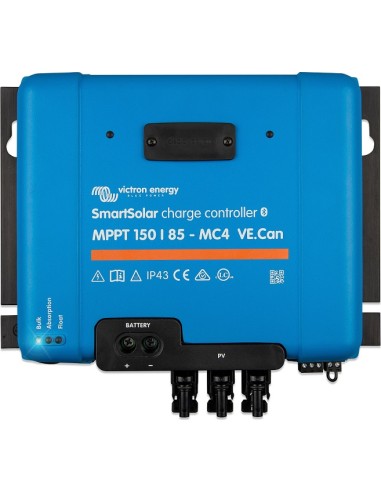 Regulador Victron SmartSolar MPPT 150/85-MC4 VE.Can de 85A y 12-24-36-48V