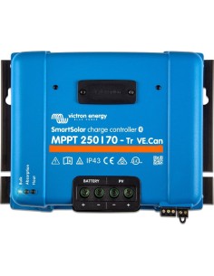 Regulador solar MPPT Victron SmartSolar MPPT 250/70-Tr VE.Can de 70A y 250V de campo solar fotovoltaico
