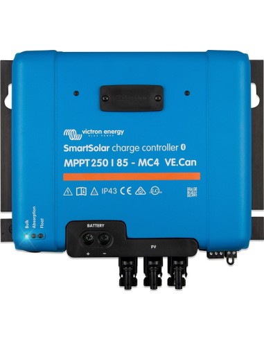 Regulador Victron SmartSolar MPPT 250/85-MC4 VE.Can de 85A y 12-24-36-48V