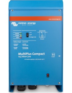 Inversor Victron MultiPlus C 12/1600/70 de 12V y 1300W continuos con cargador de 70A