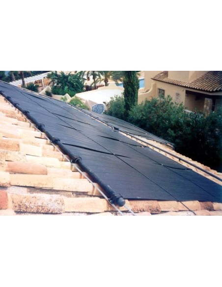Panel captador solar para piscinas Solapool Plus de polipropileno y 120X500cm