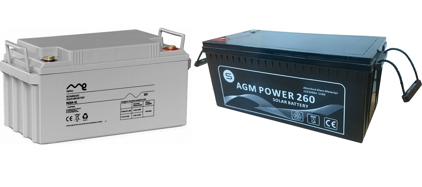 Diferencias entre Baterias AGM y GEL - Tienda energia renovable