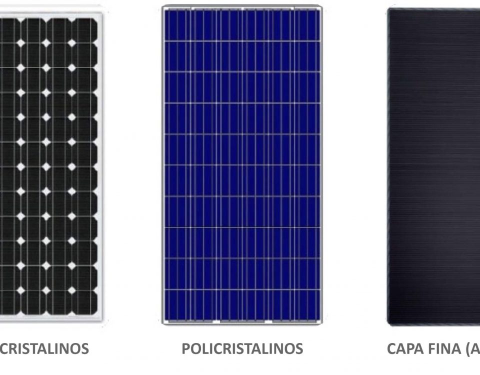 Tipos de paneles solares