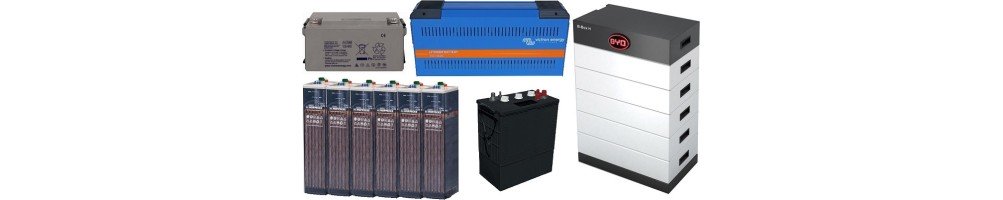 Baterías compactas,  monoblock, AGM, modulo o vasos de 2 voltios